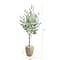 5ft. Eucalyptus Artificial Tree in Sandstone Planter